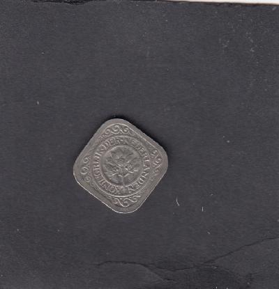 Beschrijving: 5 Cent WILHELMINA  